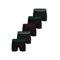 Björn Borg 5-Pack Cotton Stretch Boxer - Zwart, Groen, Grijs, Rood