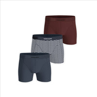 Björn Borg 3-Pack Organic Cotton Stretch Boxer - Blauw, Wit, Rood