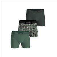 Björn Borg 3-Pack Organic Cotton Stretch Boxer - Groen, Zwart, Wit