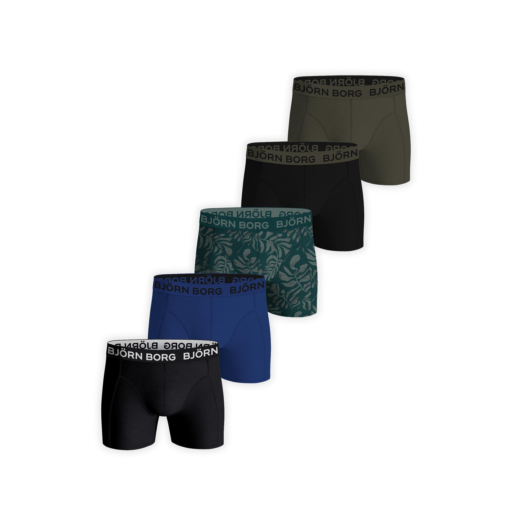 Björn Borg 5-Pack Cotton Stretch Boxer - Meerkleurig