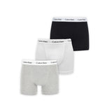 Calvin Klein Relaxed Fit Trunk 3-pack Grijs/Wit/Zwart