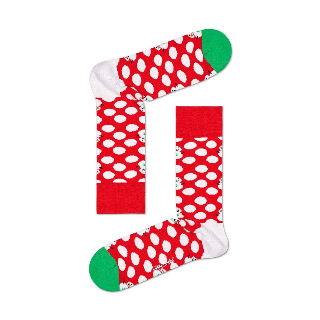 Happy Socks Big Dot Snowman Sock - BDS01-4300