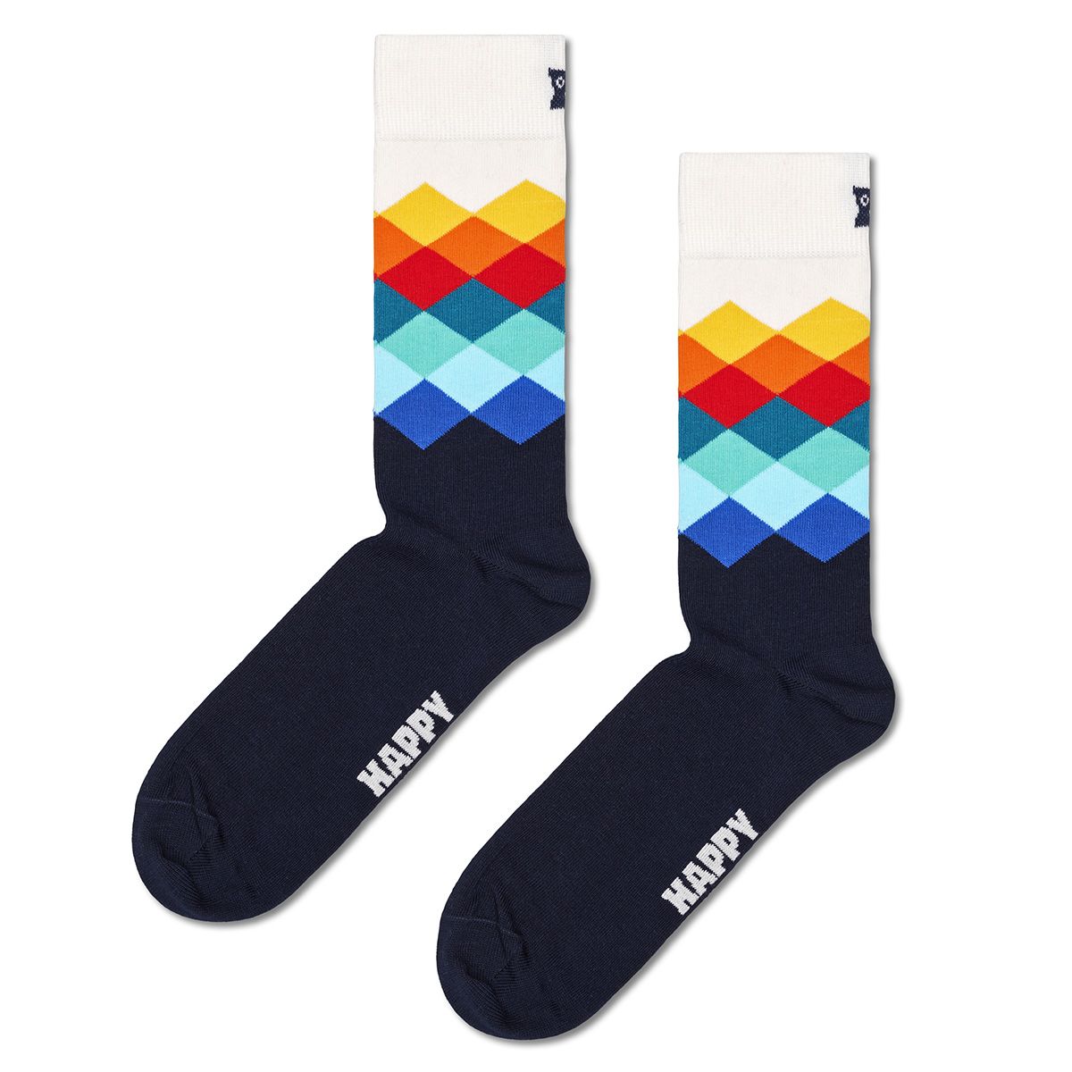 Happy Socks Faded Diamond Sock - AD01-6450