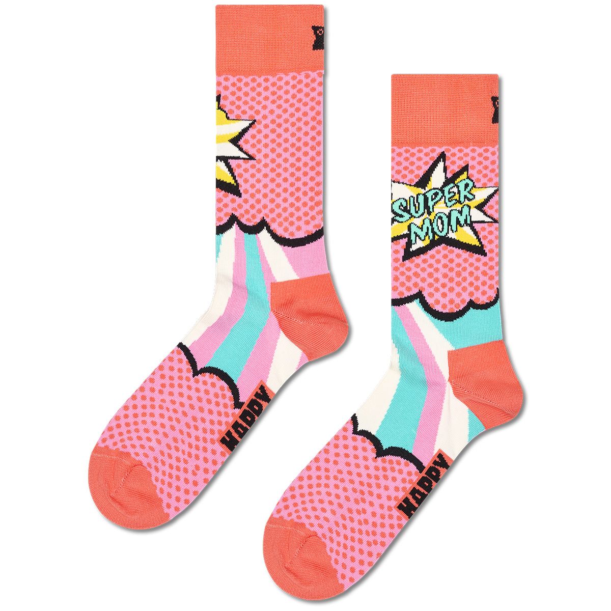 Happy Socks Super Mom Socks - MOM01-4000