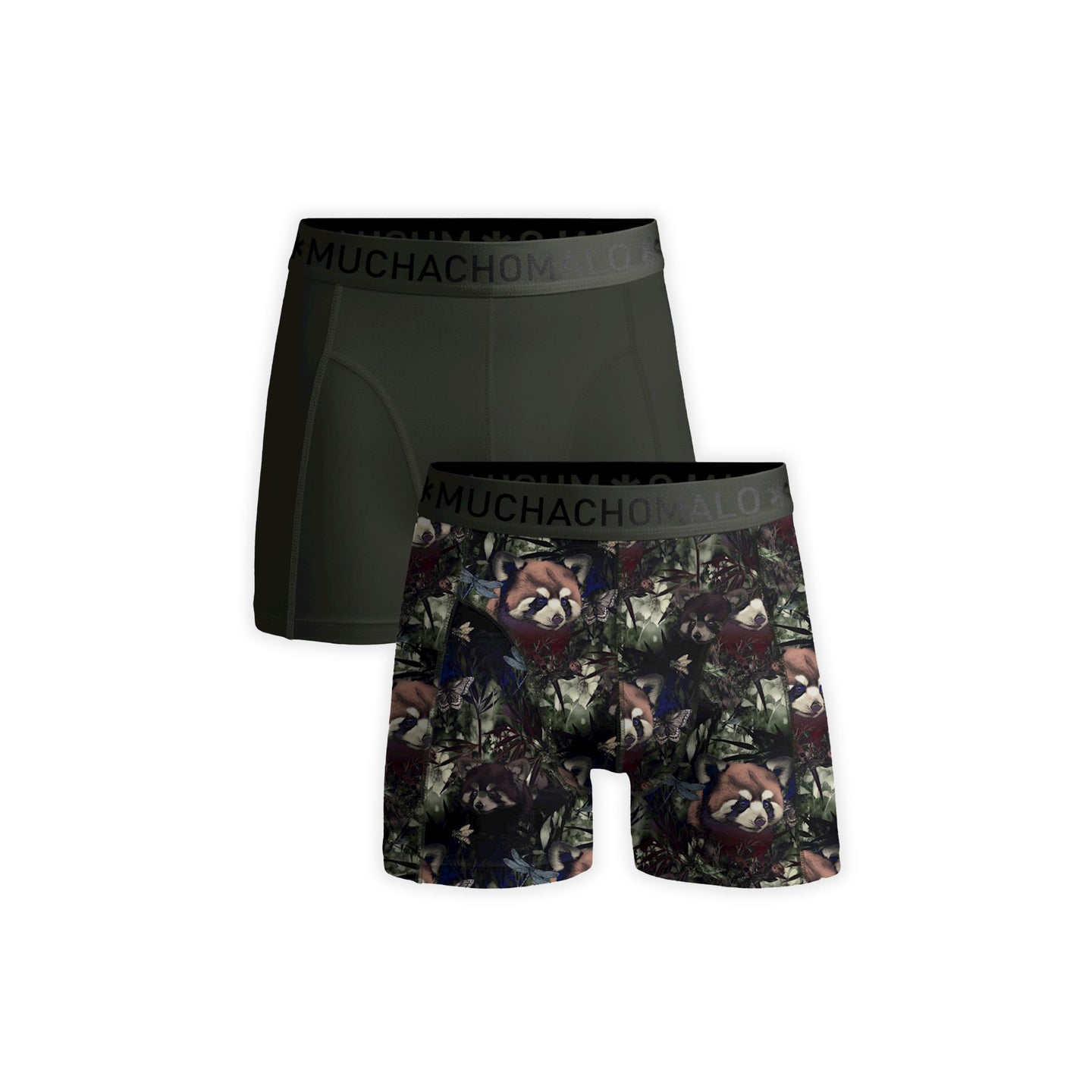Muchachomalo 2-Pack Boxer Shorts Print/Solid