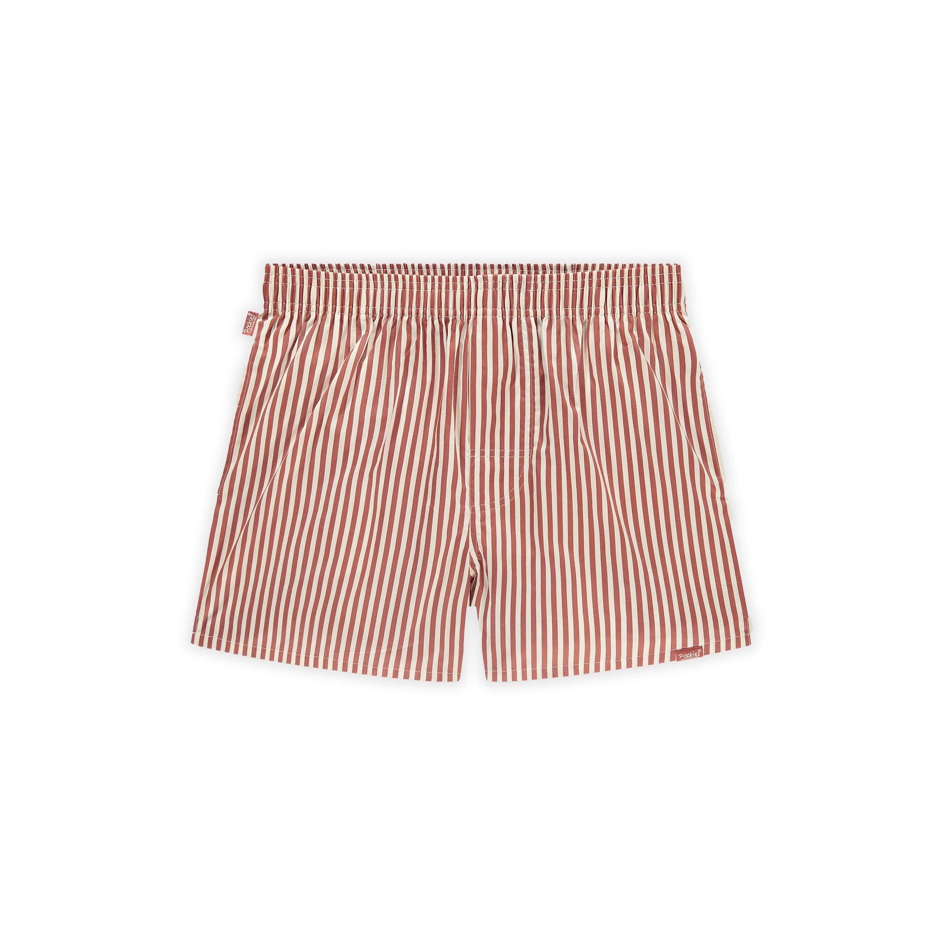 Pockies Terracotta Striped Red